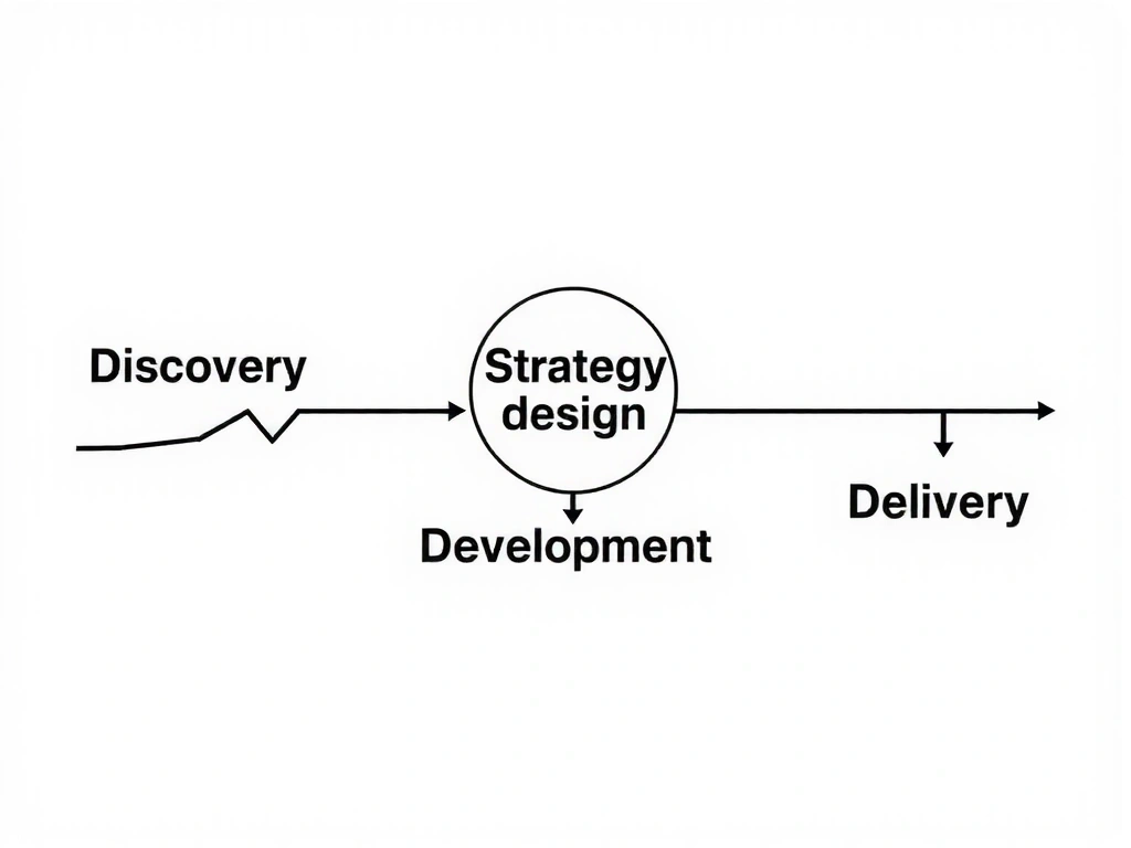 Schéma pětifázového procesu Modaro
